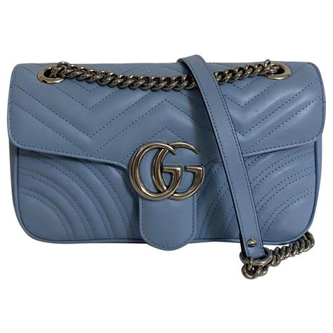 gucci marmont pastel blue